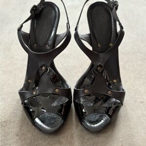 Cole Haan Black Leather Heels